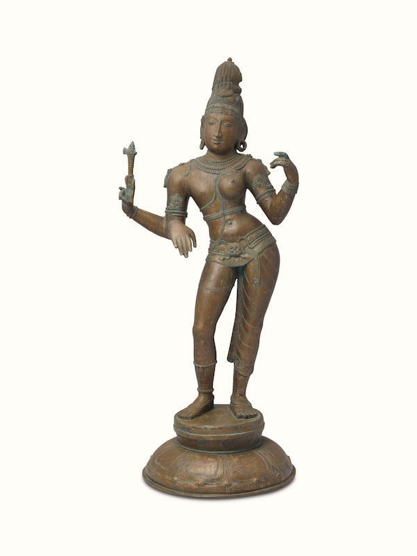 Ethereal Ardhanarishvara Bronze Casting Idol