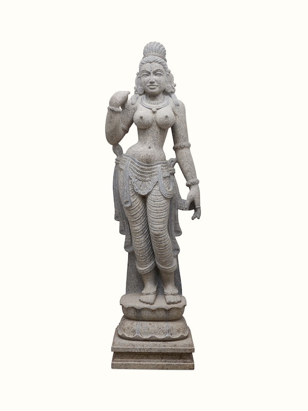 Deviji Stone Carved Idol