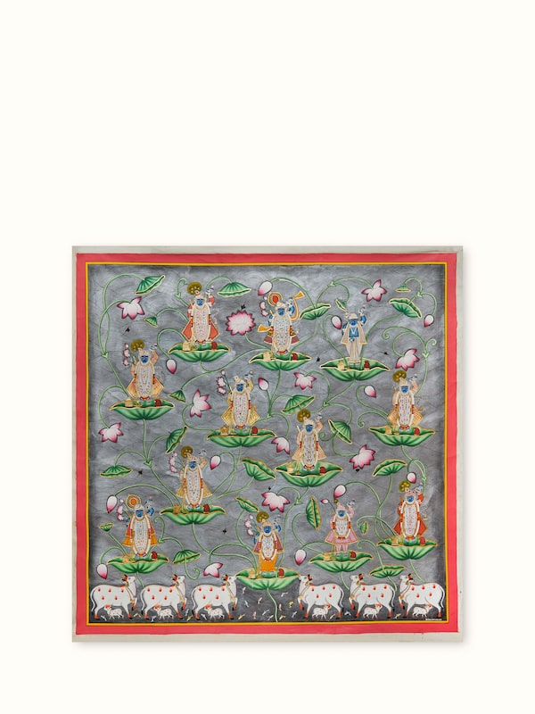 Pichwai 12 Darshan Shreenathji & Jal Kamal