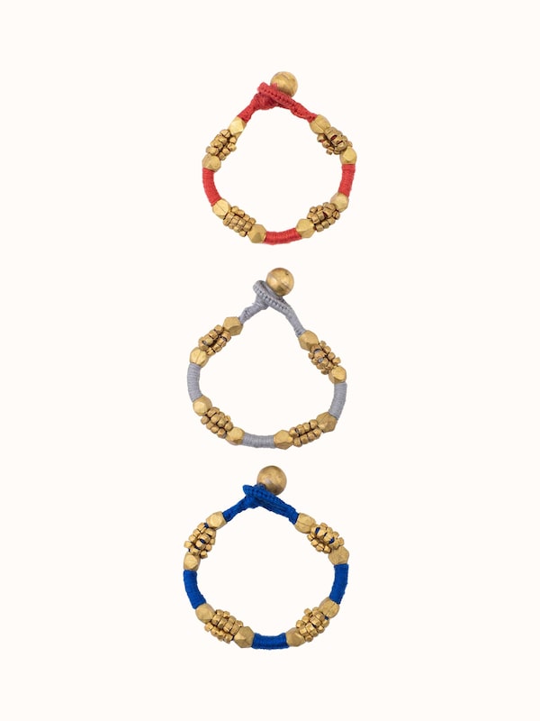 Dhokra Bracelet Set (3 Pcs)