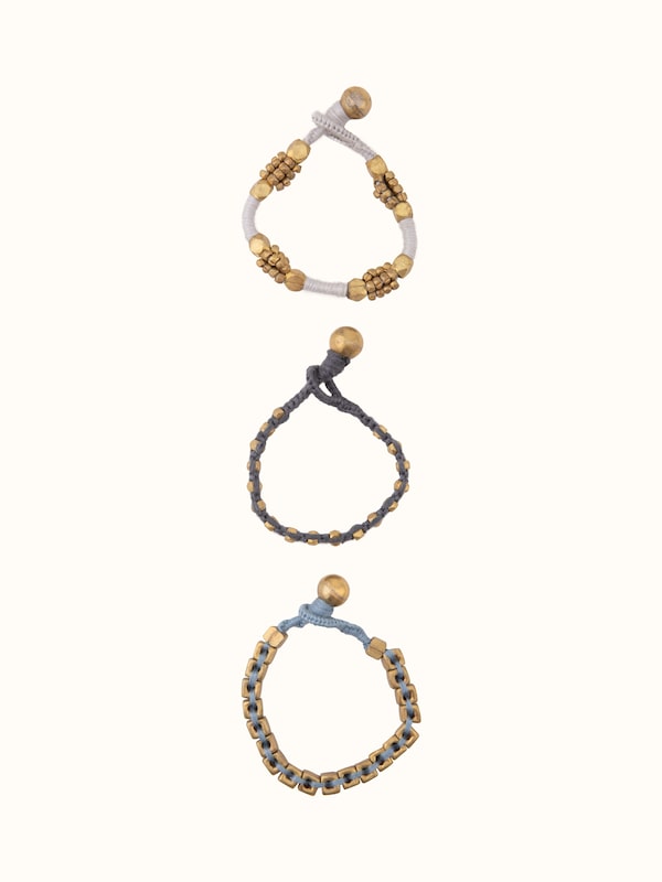 Dhokra Bracelet Set (3 Pcs)