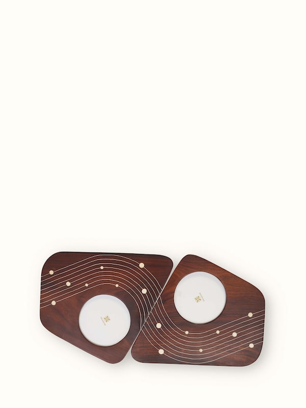 Natural Sheesham Wood & Bone Inlaid Photo Frame
