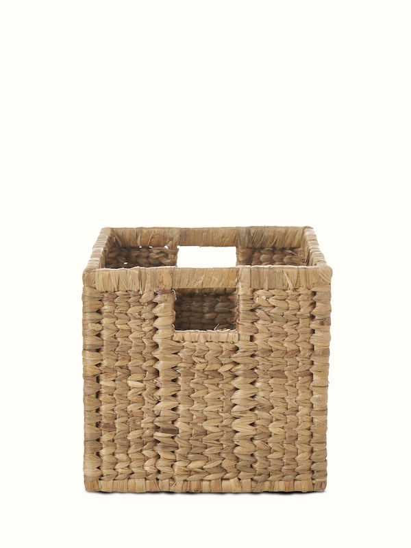 Traditional Natural Water Hyacinth Fibre Storage Organiser
