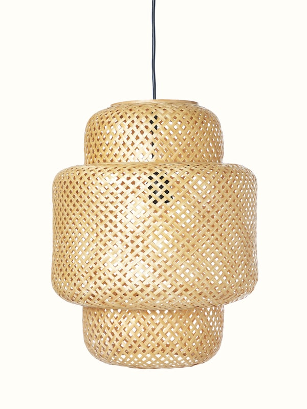 Bamboo Led Pendant Light Medium