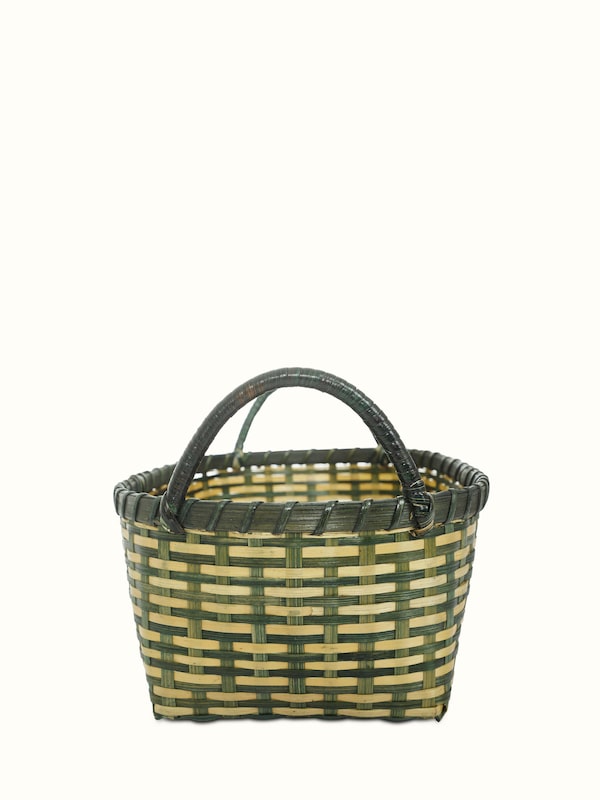 Bamboo Storage Organiser Green Color
