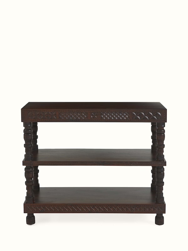 Carved Teak Wood Console Table