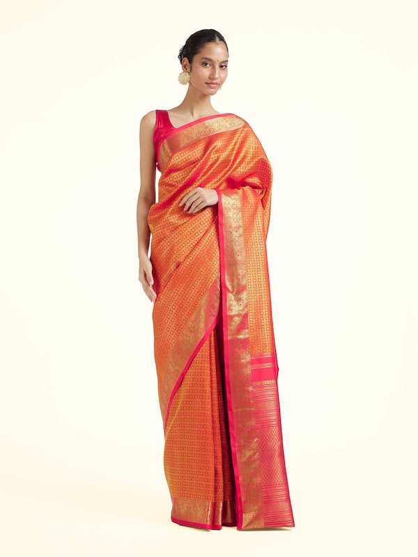 Gold Silk Kancheepuram Saree