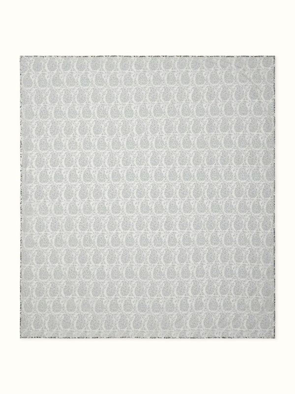 Kalita Blue Paisley Cotton Sanganeri Hand Block Print Double Dohar
