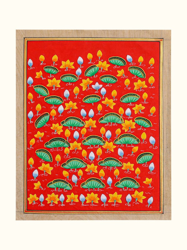 Kamal Talai Yellow Pichwai Painting