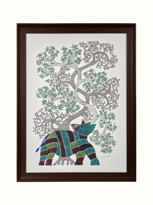 Breath Of Life Gond Art