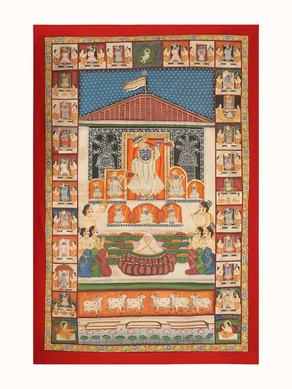 Annakut Darshan Pichwai Painting
