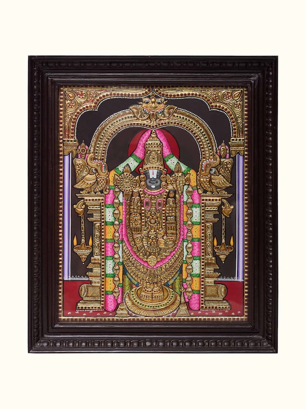 Balaji Ornate Thanjavur Painting