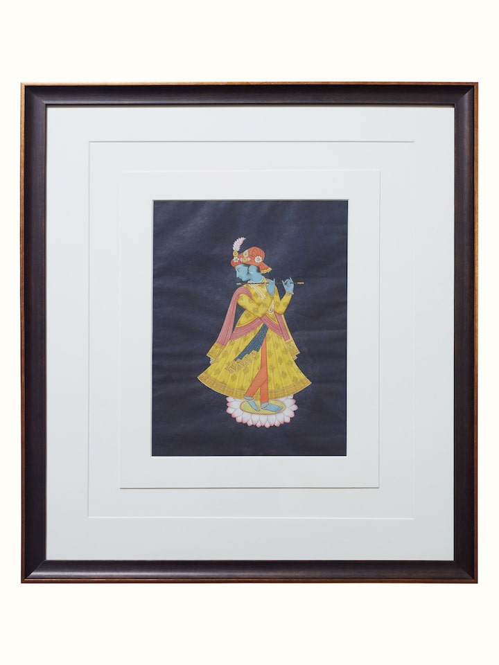 Front view of the Krishna Miniature Painting