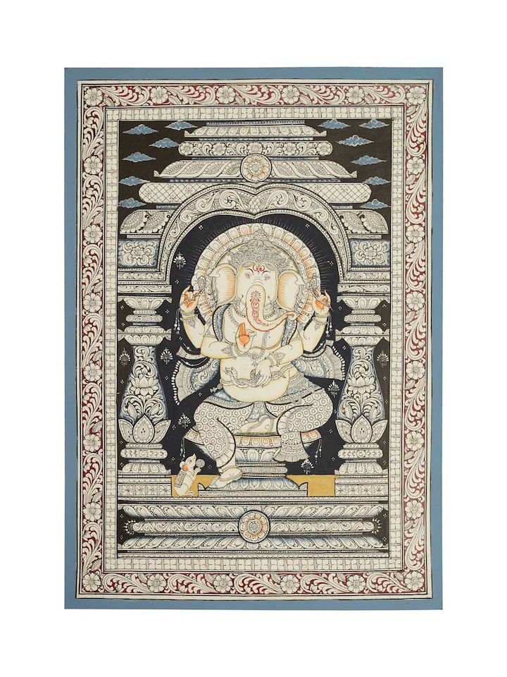 Front view of the Ganesha Pattachitra Painting