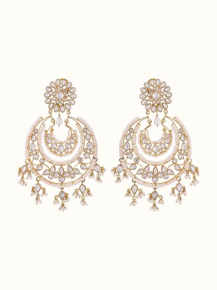 Front view capturing the grand design and detailed patterns of these Chandbalis.