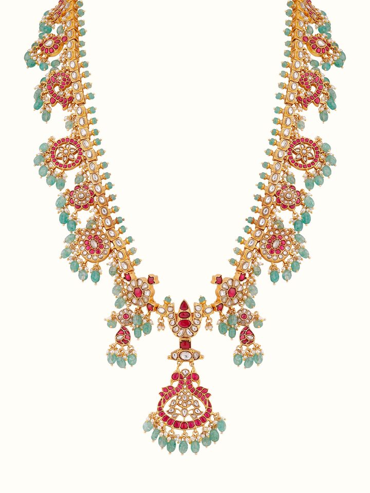 Silver smithing long necklace – Swadesh