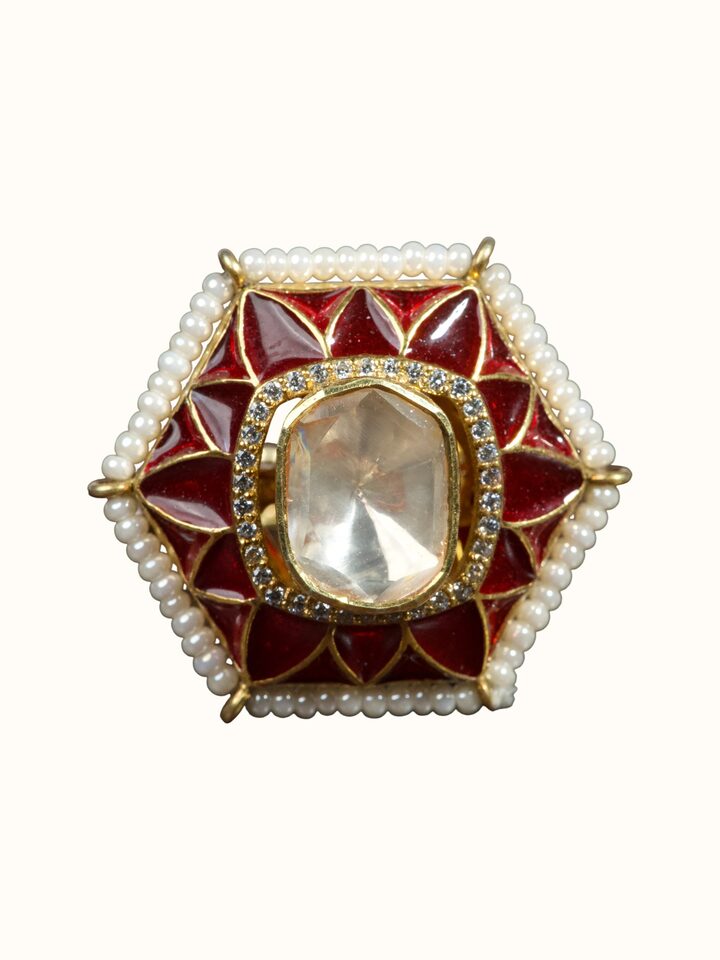 Front view of the Silver Smithing Ring