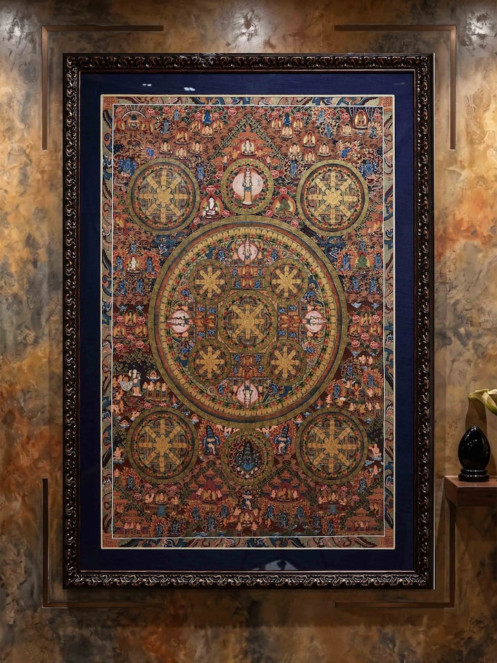 Front view of the Thangka Mandala Painting