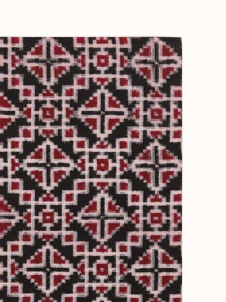 Front detail view of the Telia Rumal Wall Hanging