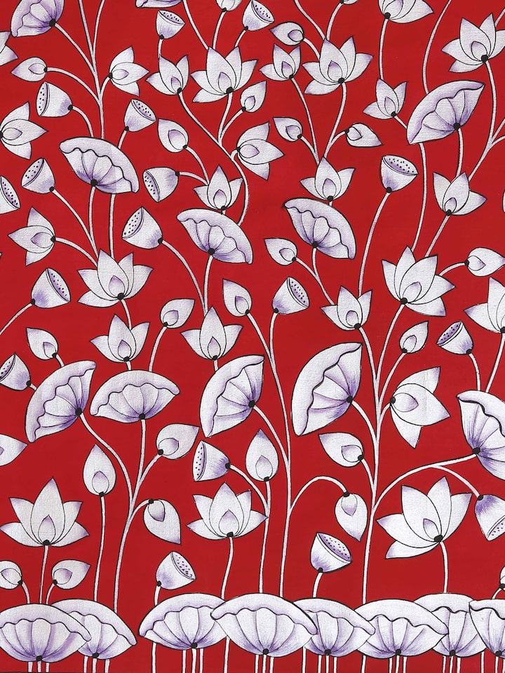 Kamal Talai Landscape Pichwai Painting