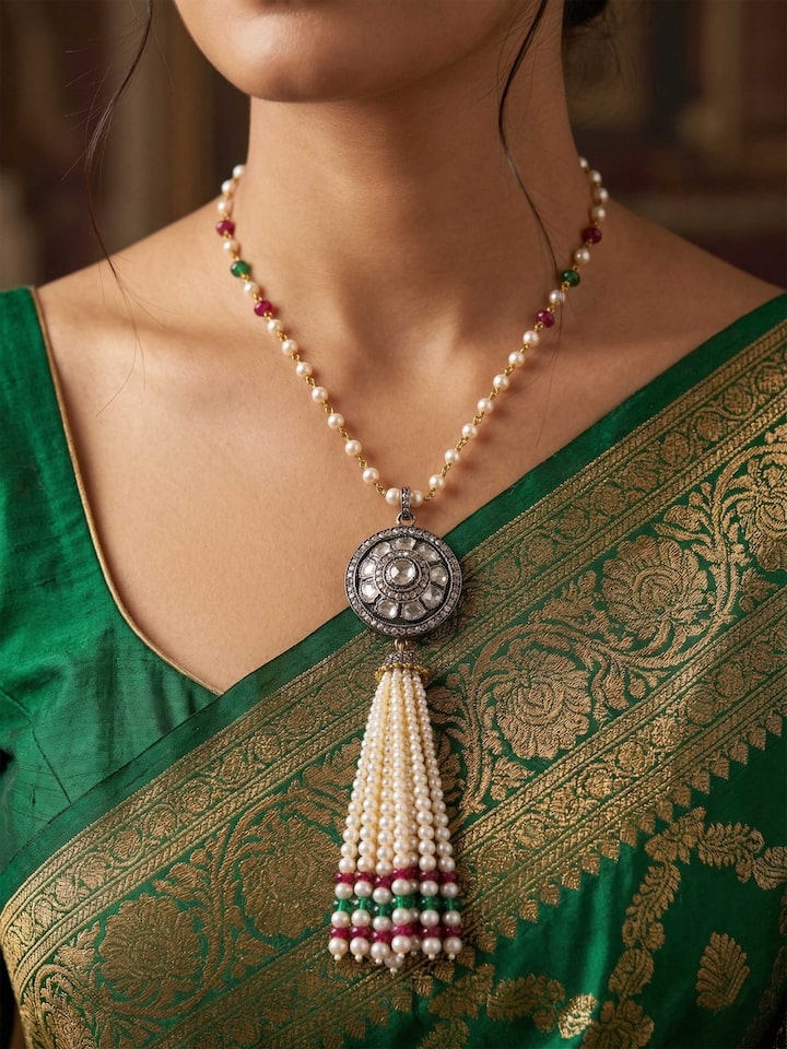 Silver Smithing Long Necklace