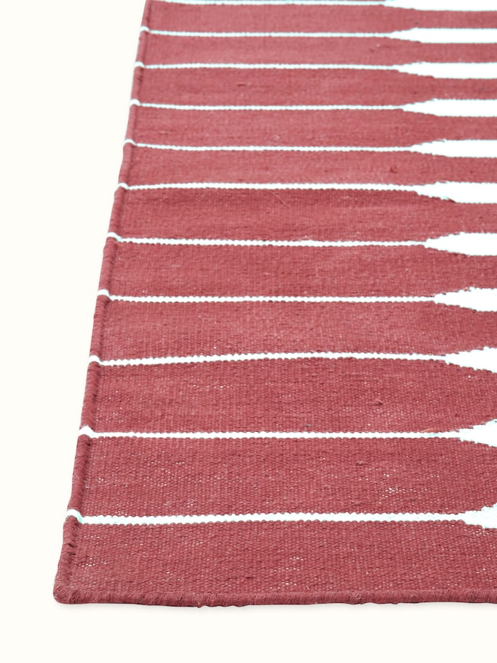 Angled shot emphasizing the cotton weave texture and vibrant color contrast