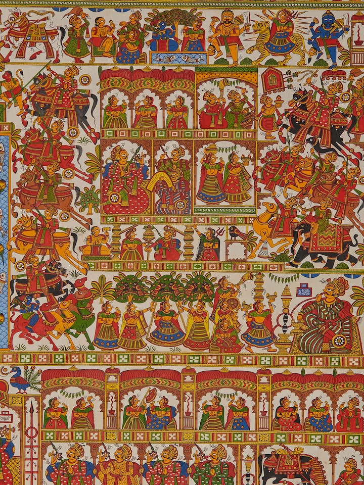 detail view of phad painting wall art