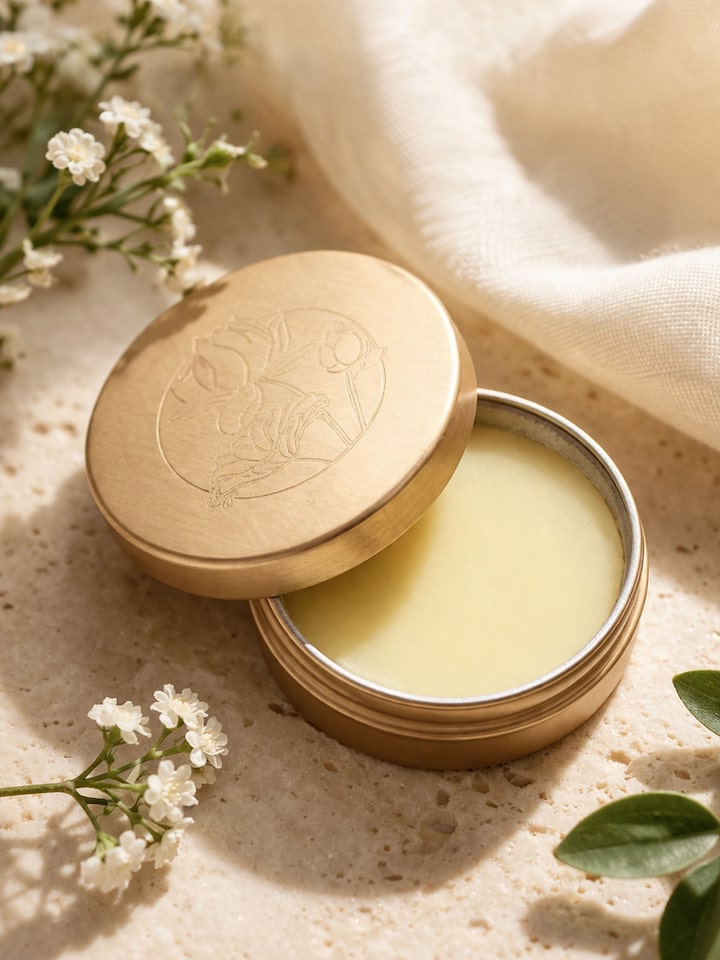 Styled view of Solid Perfume Sugandh styled with related product elements