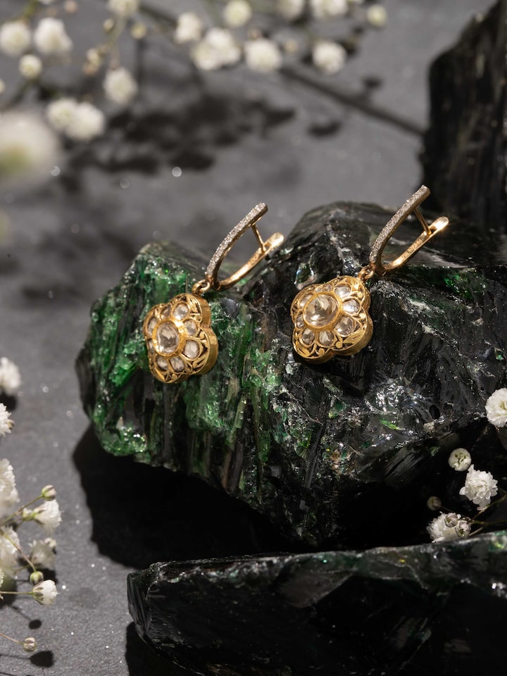 Partash 18 Karat Gold Drop Earrings