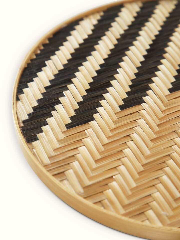Angled side image capturing the thickness and durability of the trivets