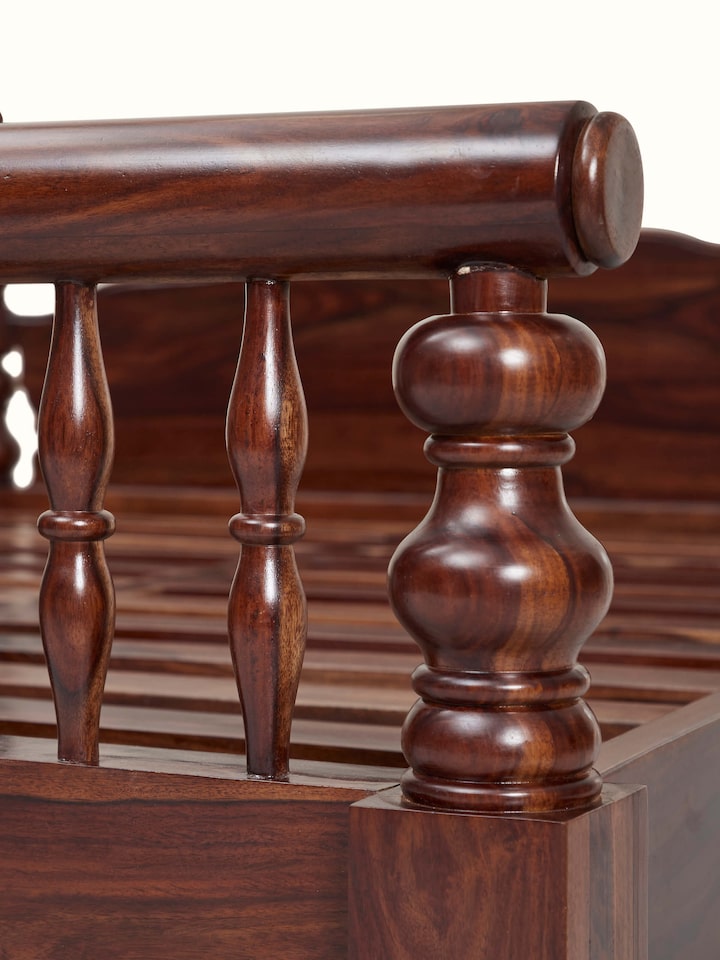 Sheesham Wood Queen-size Bed