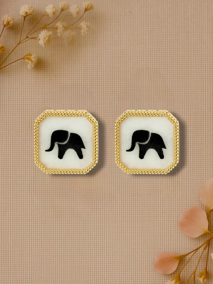 Styled view of Parchinkari Silver Cufflinks worn on the cuff, showing how it looks styled