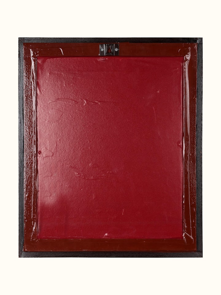 Bottom view of the Sarswathi Thanjavur Painting