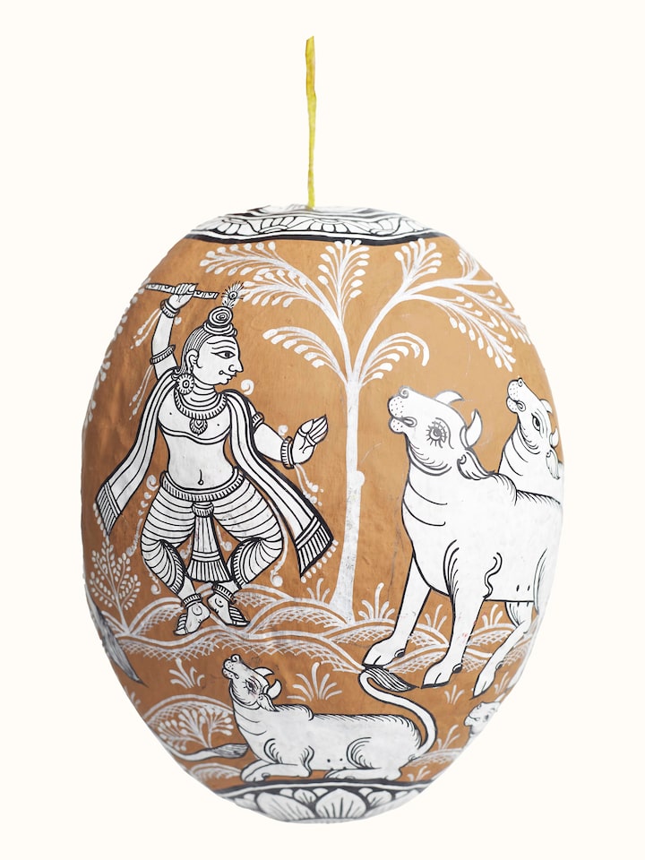 Artwork detail view of the Godan Bahuda Wall Hanging