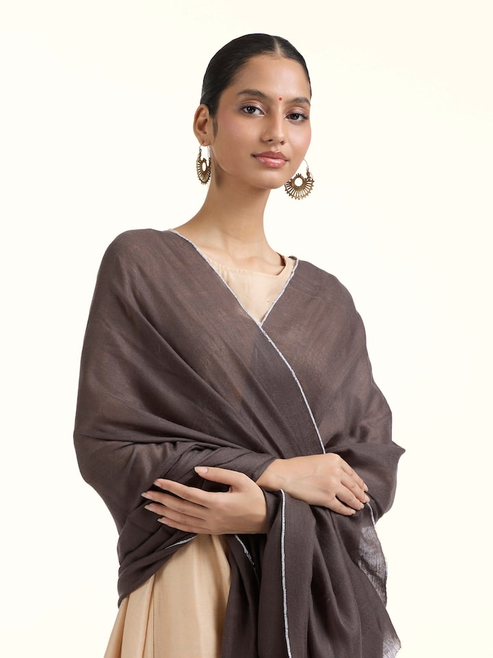 Grey Pashmina Shawl