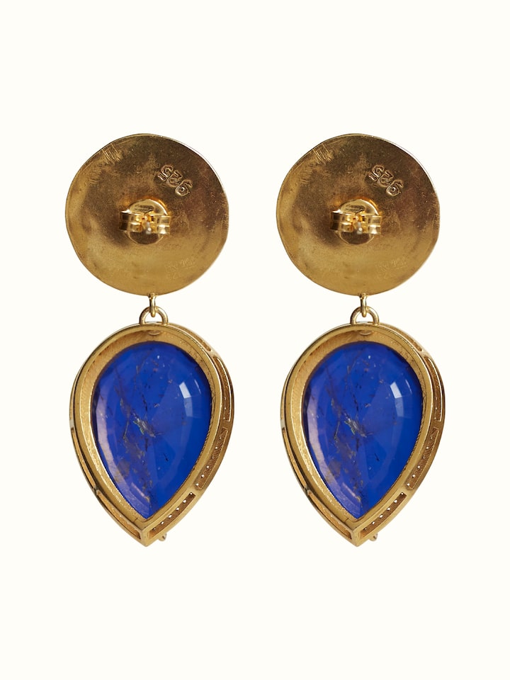 Thewa Silver Drop Earrings