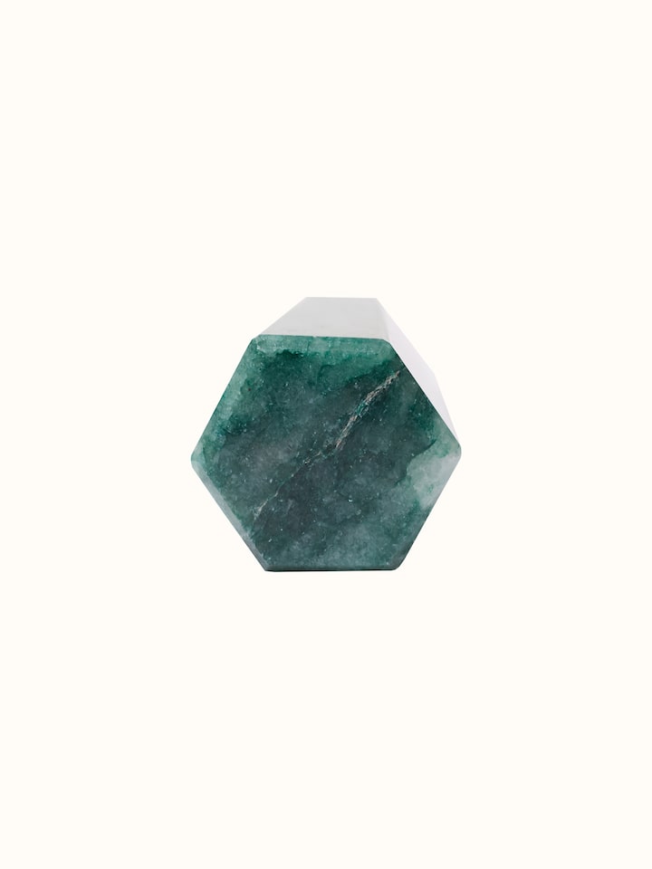Detailed view of the Gemstone Aventurine Wand Healing Stone