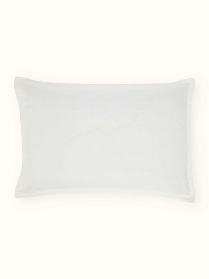 Kapasa Off-white Stripe Cotton Handwoven Pillow Cases (2 Pcs)
