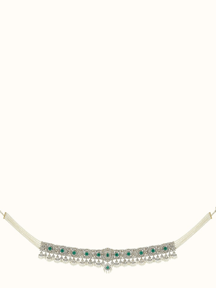 Front view of Ceramic Pendant & Chain