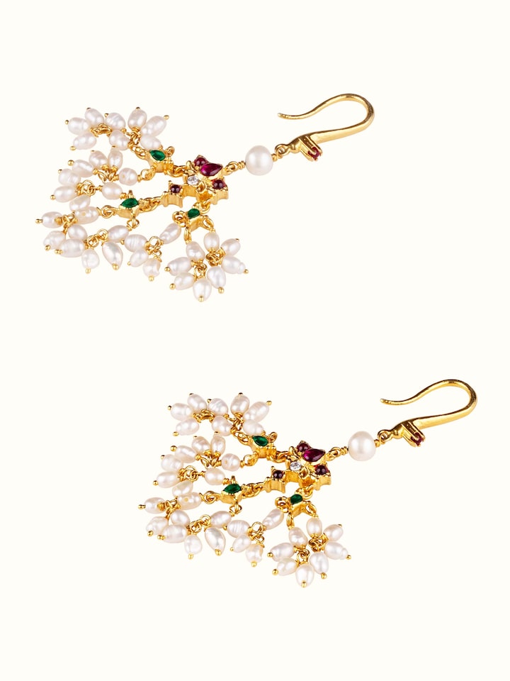 Guttapusalu Silver Drop Earrings