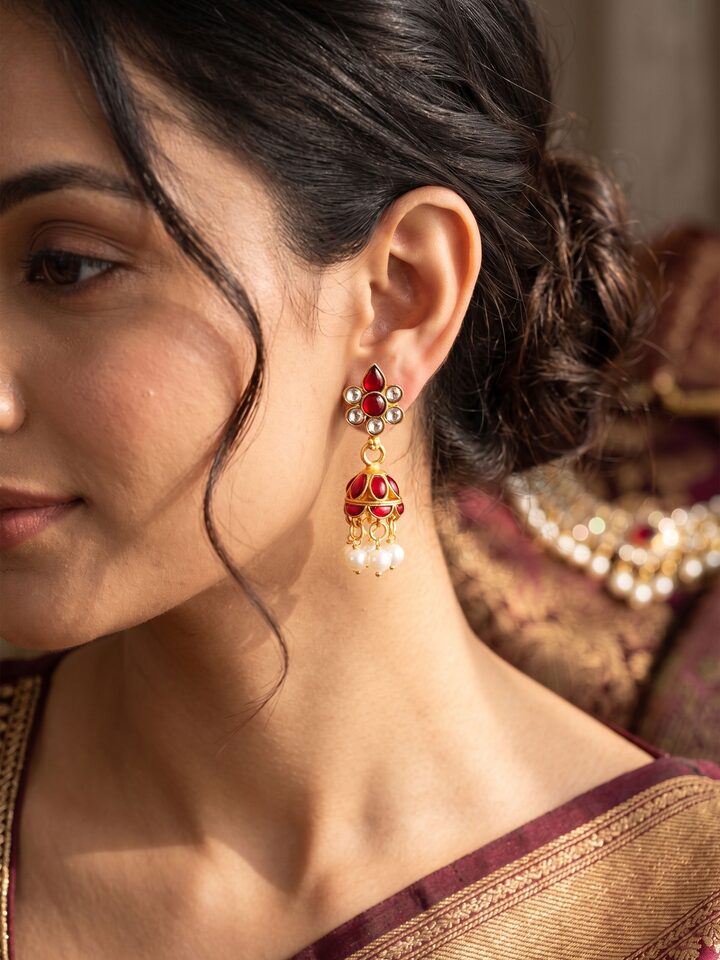 Silver Smithing Jhumkas