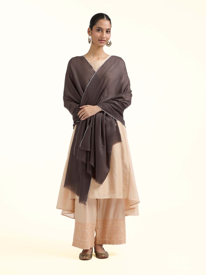 Grey Pashmina Shawl