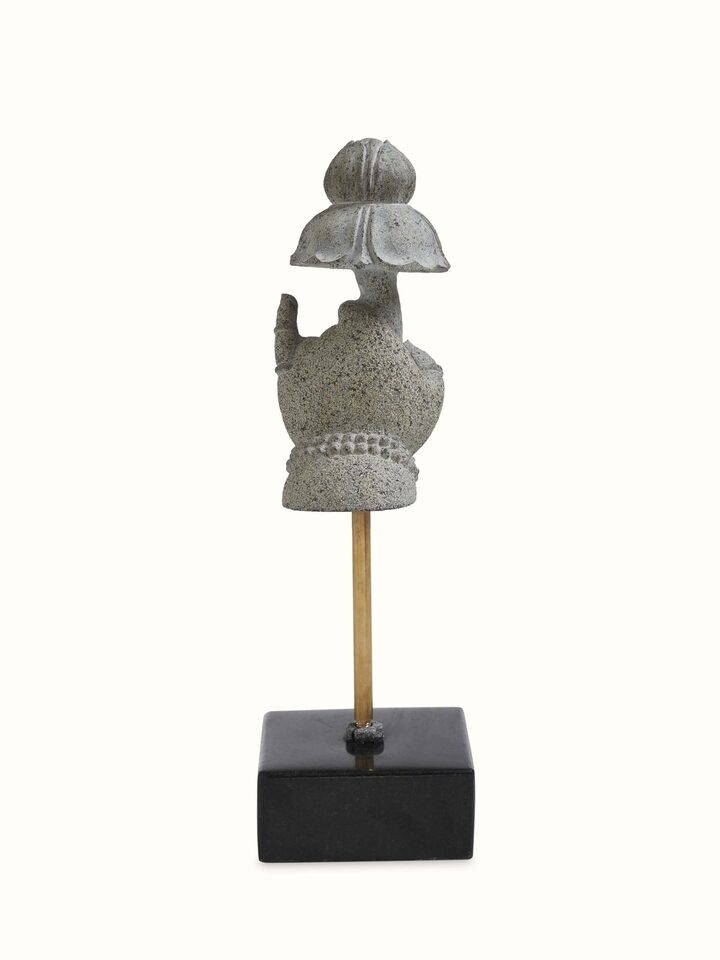 Bottom view of the Stone Carved Deity Hand Sculpture