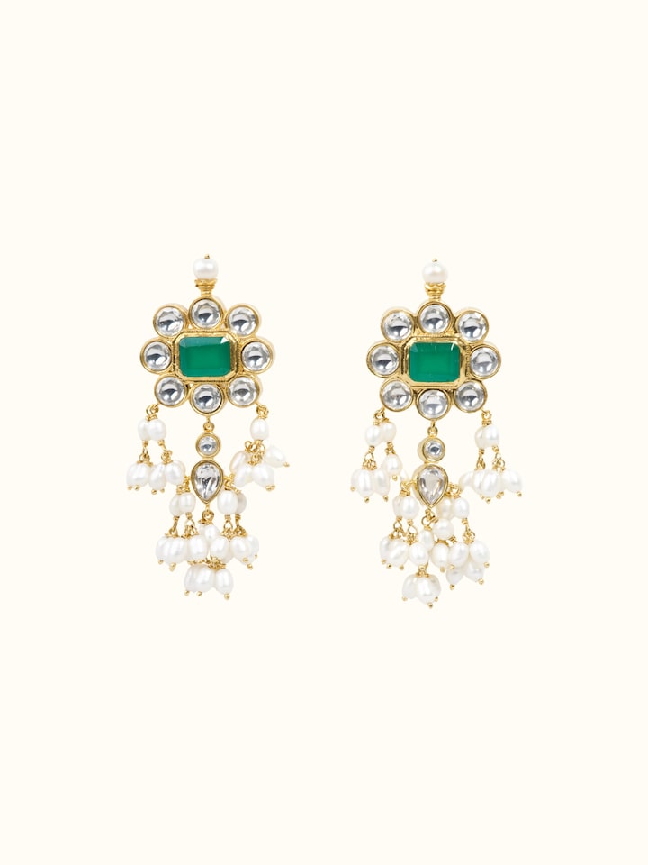 Guttapusalu silver drop earrings – Swadesh