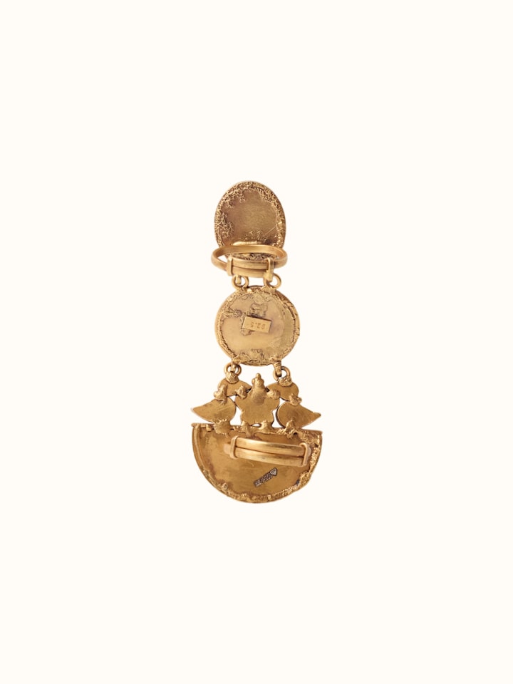 Back view of the Silver Smithing Ring