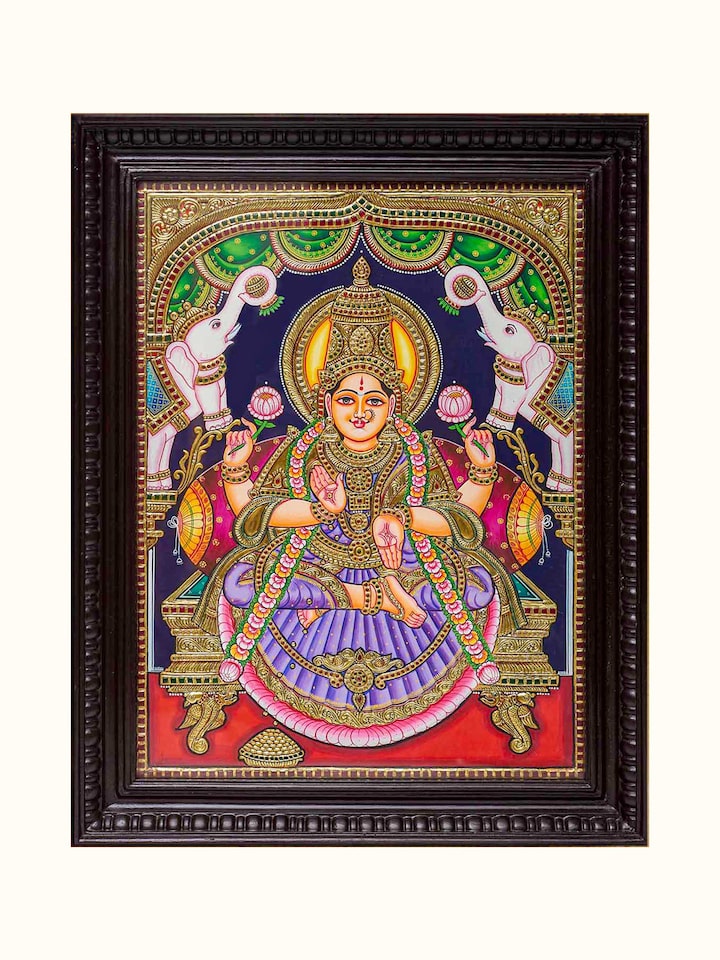 Lakshmi Thanjavur Painting