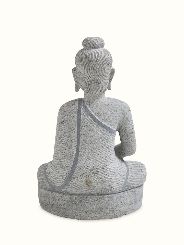 Bottom view of Buddha Stone Carving Idol