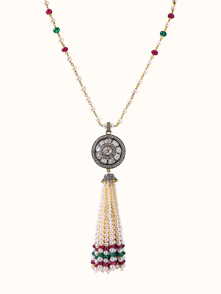 Silver Smithing Long Necklace