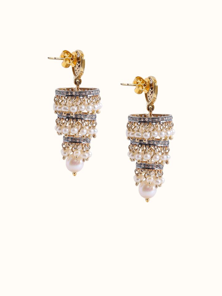 Silver Smithing Drop Earrings