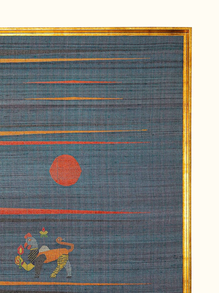 Detail view of the Tattvatita Wall Hanging